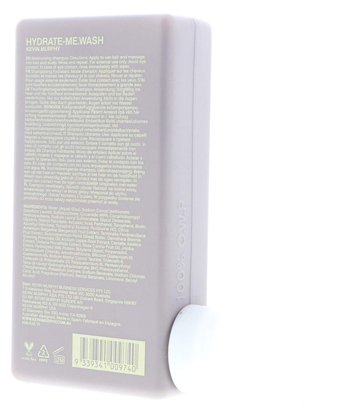 KEVIN.MURPHY Hydrate Me Wash Shampoo pouring into hand