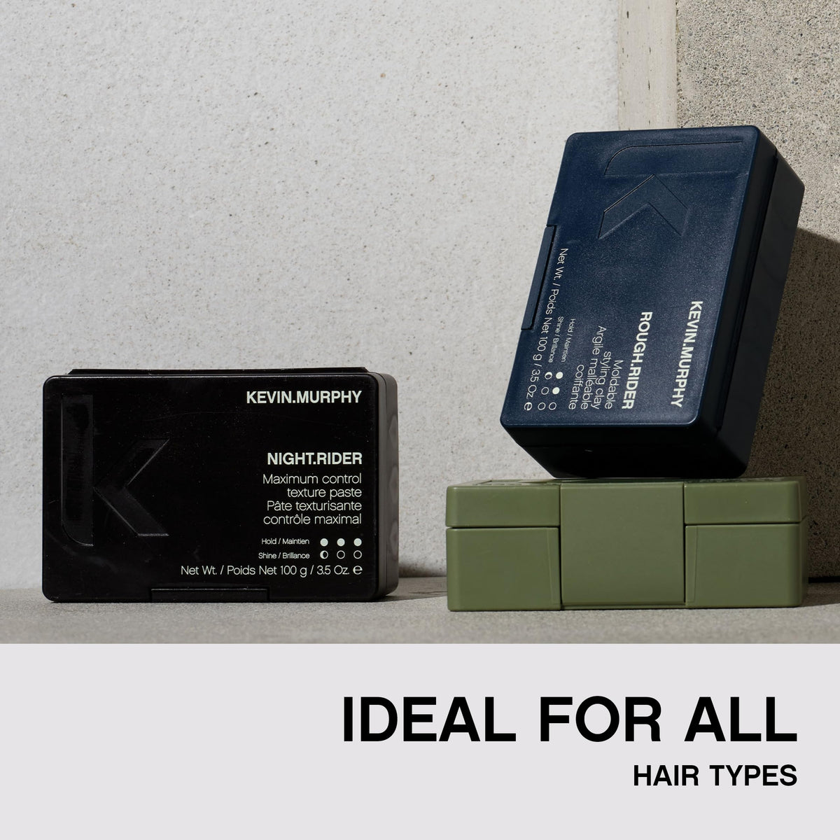 KEVIN.MURPHY NIGHT.RIDER hair paste 2-pack display