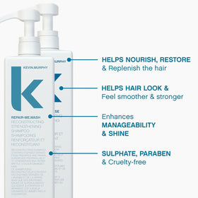 KEVIN.MURPHY REPAIR-ME.RINSE conditioner bottle back view