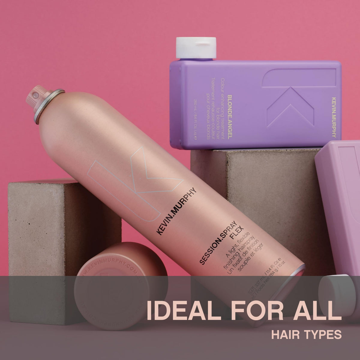 KEVIN.MURPHY SESSION.SPRAY FLEX 3.4 fl oz in lifestyle setting
