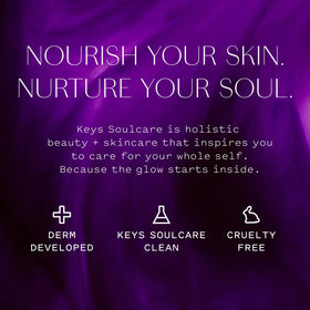 Keys Soulcare lip balm showing silky texture on lips