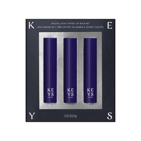 Keys Soulcare Tinted Lip Balm Set front view with three balms