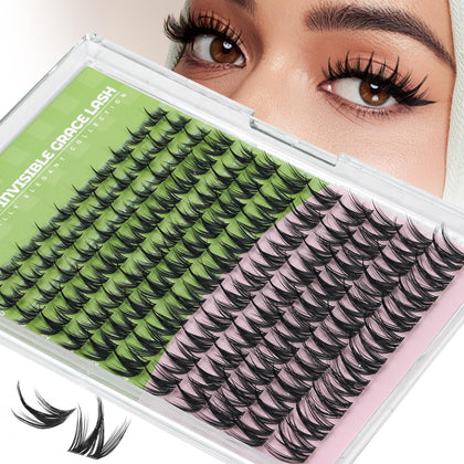 KEYYOU Chispa Lash Clusters C Curl 8-18 mix front view