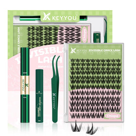 KEYYOU Chispa Lash Clusters Kit packaging front view