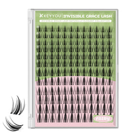 KEYYOU Fairy Lash Clusters 8-18MM front view