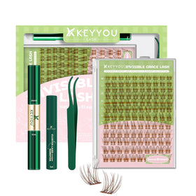 KEYYOU Fairy Lash Clusters Kit packaging front view