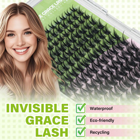 KEYYOU Fairy Wink Lash Clusters application guide