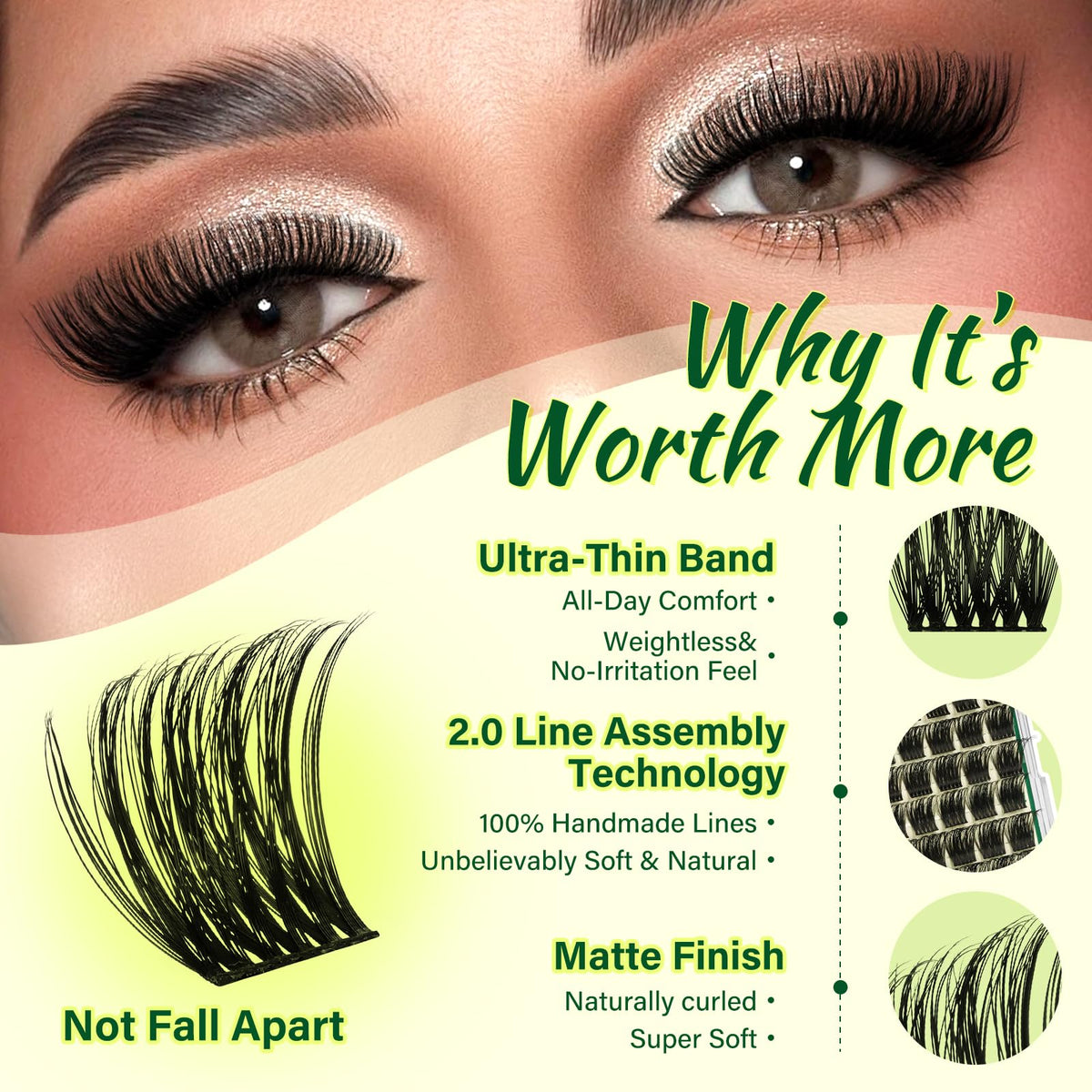 KEYYOU lash adhesive and remover included in the kit