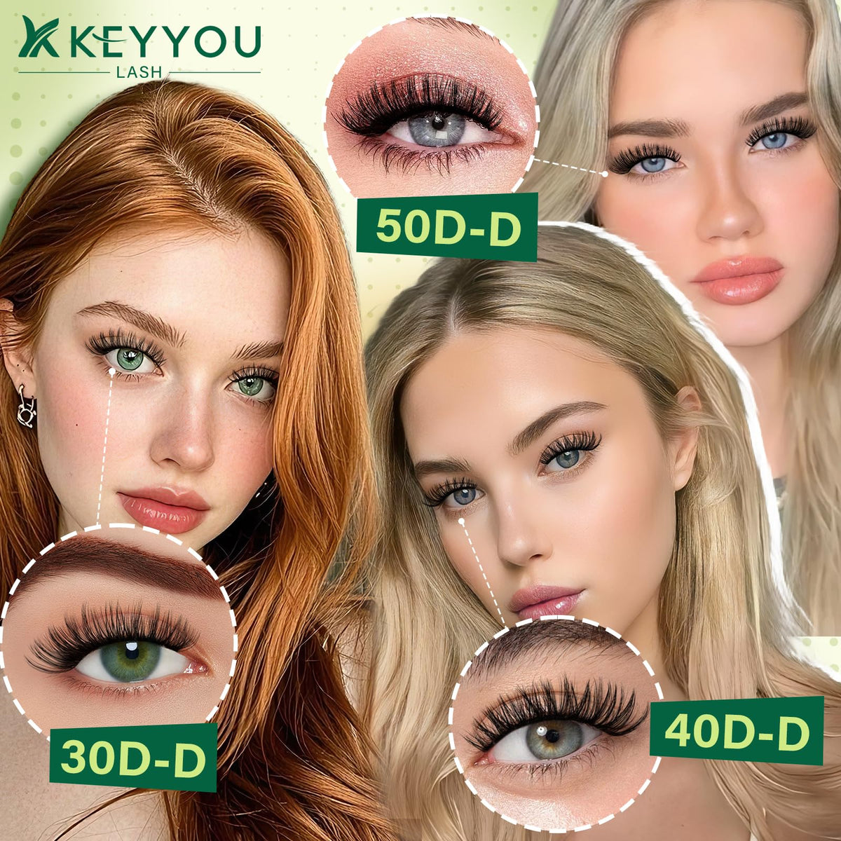 KEYYOU lash adhesive and seal solutions included in kit