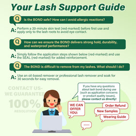 KEYYOU Lash Bond & Seal Kit displayed on a vanity