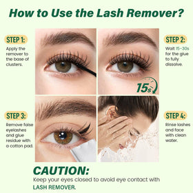 KEYYOU Lash Bond & Seal & Remover Kit contents laid out
