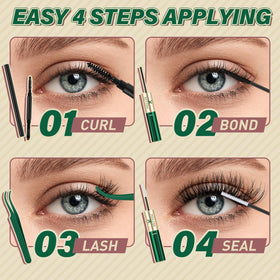 KEYYOU Lash Clusters application process step-by-step