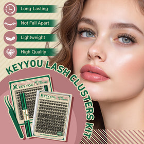 KEYYOU Lash Clusters in various lengths from 8mm to 18mm