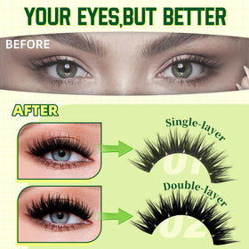 KEYYOU lash clusters in various sizes from 8mm to 18mm
