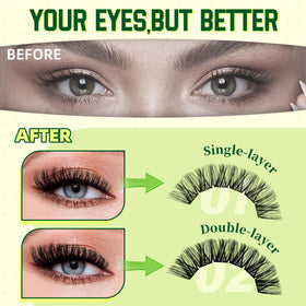 KEYYOU Lash Clusters Kit components including bond and seal
