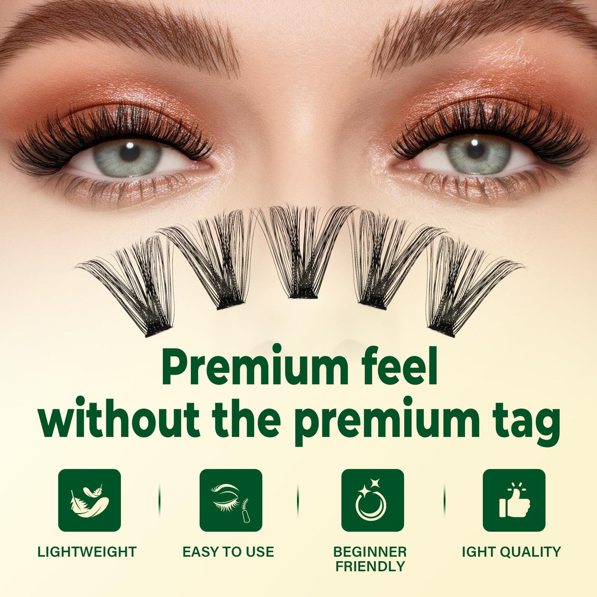 KEYYOU Lash Clusters Kit packaging details