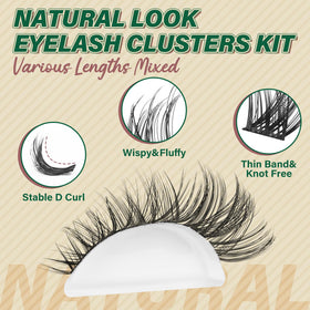 KEYYOU Lash Clusters Kit packaging front view