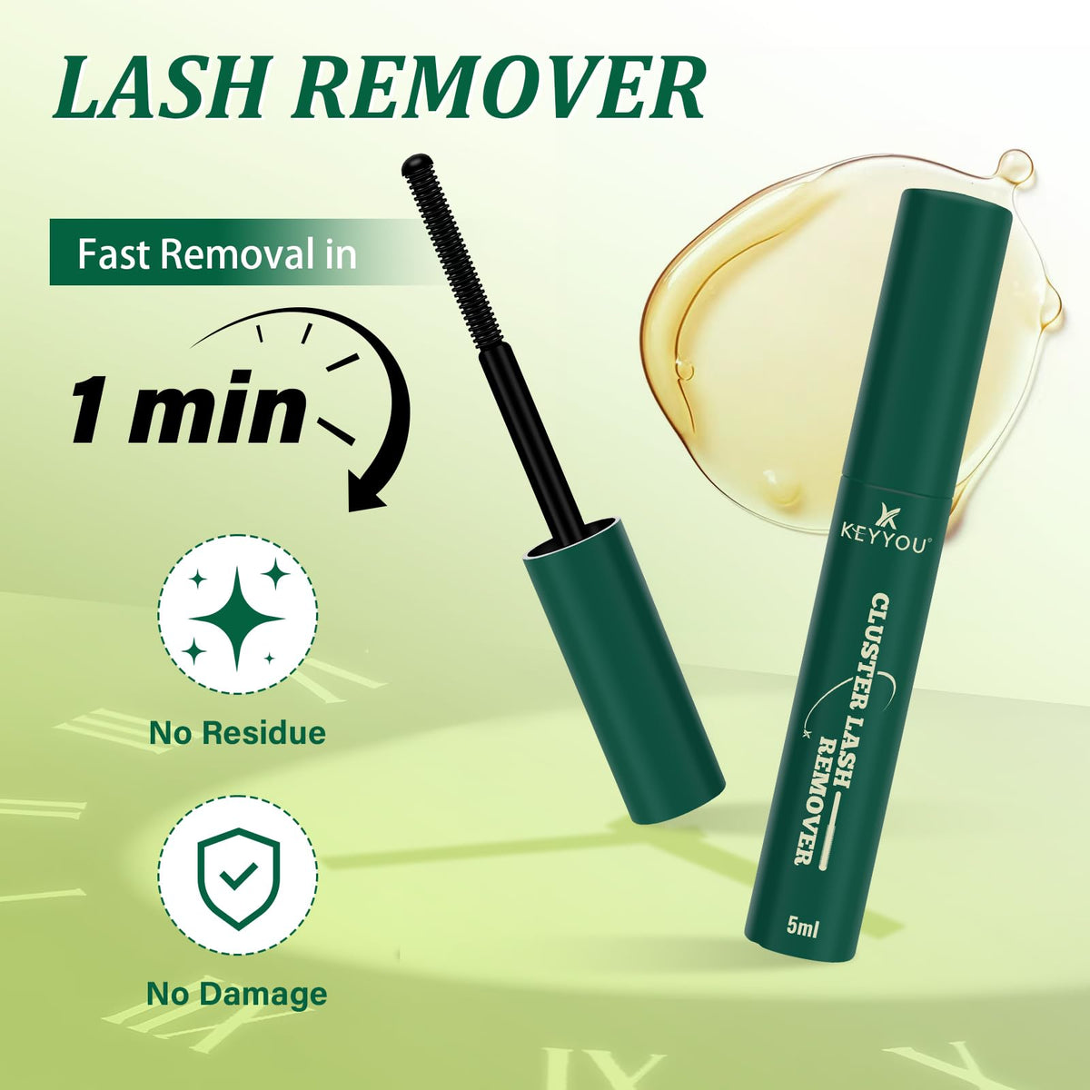 KEYYOU lash clusters kit packaging with all components