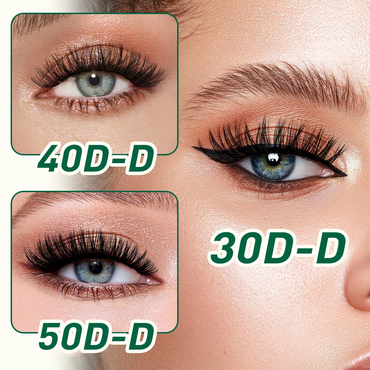 KEYYOU Lash Extension Kit lashes in various lengths