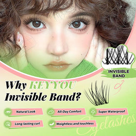 KEYYOU lash glue and accessories included in the kit