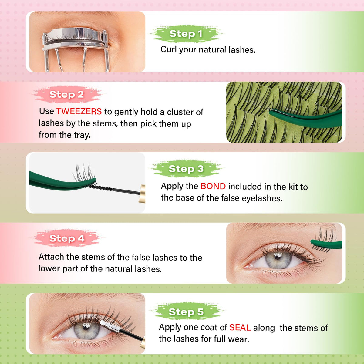 KEYYOU lash remover oil and sealer included in the kit