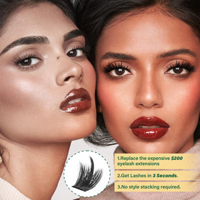 KEYYOU Manga Lash Clusters Kit 200D lash styles
