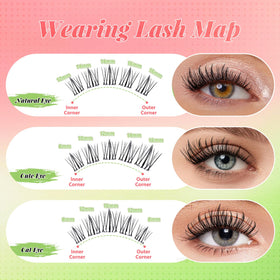 KEYYOU Naiad Lash Clusters Kit side view
