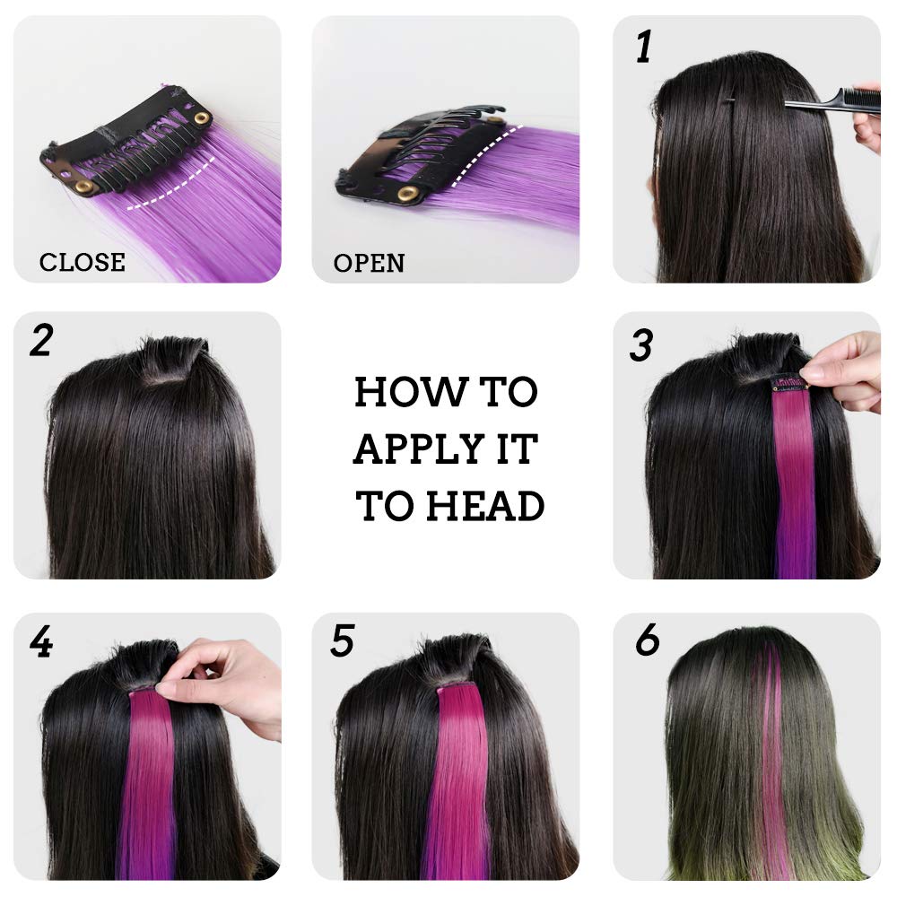 KGBFASS Clip in Hair Extensions packaging