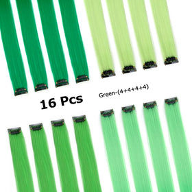 KGBFASS Clip in Hair Extensions with snap clips close-up