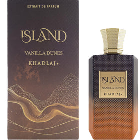 Khadlaj Island Vanilla Dunes perfume bottle side view