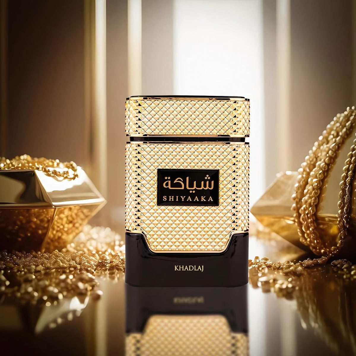 KHADLAJ Shiyaaka Gold Eau De Parfum with gift wrapping