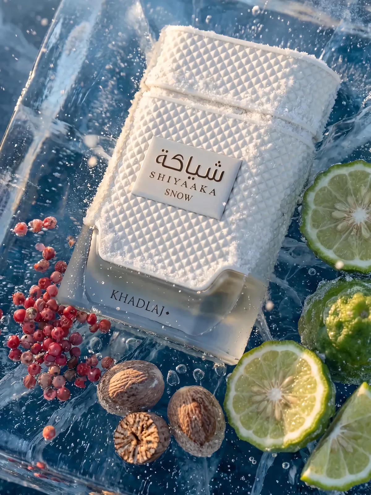 Khadlaj Shiyaaka Snow Eau de Parfum spray action
