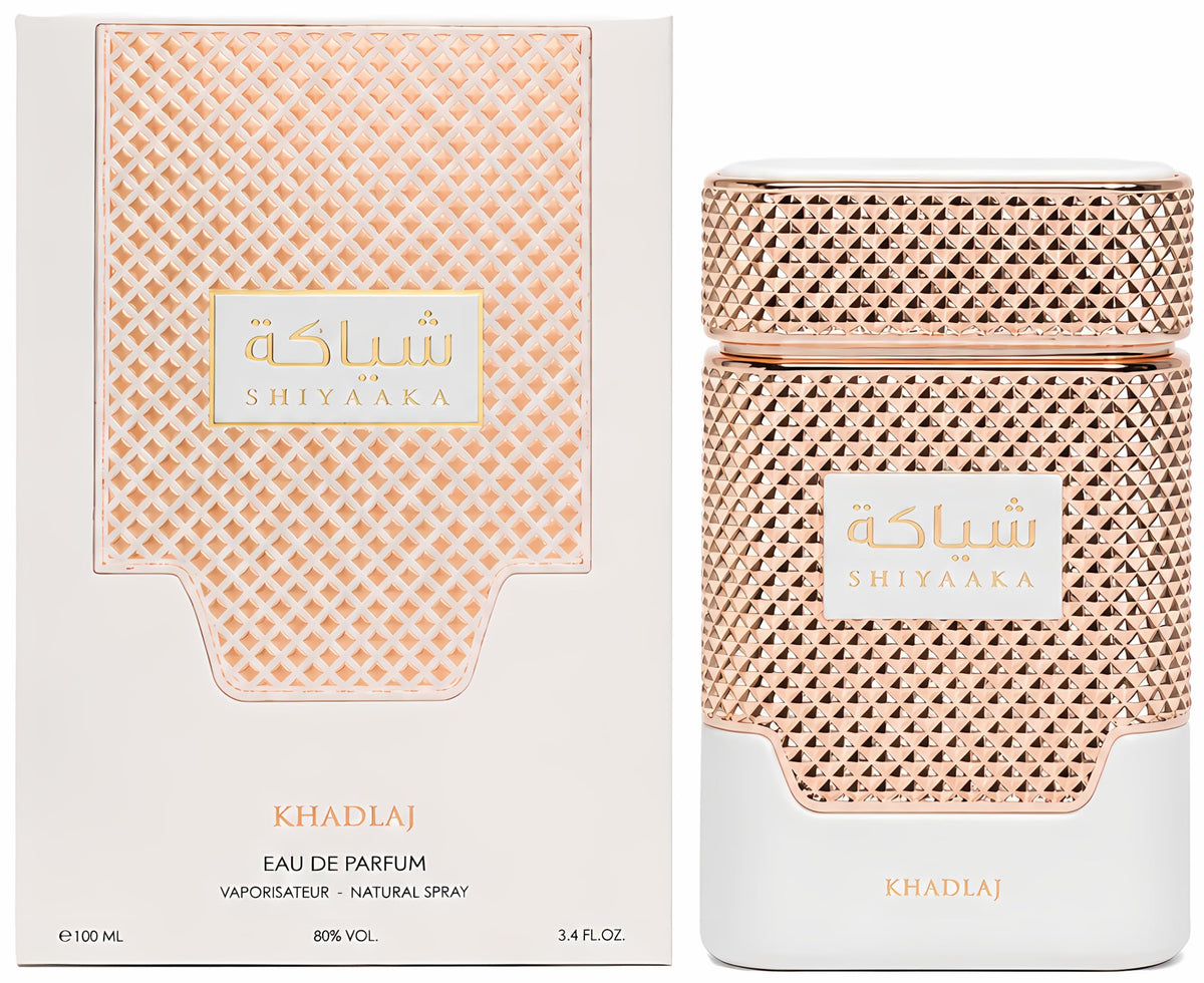 KHADLAJ Shiyaaka White Eau de Parfum bottle side view