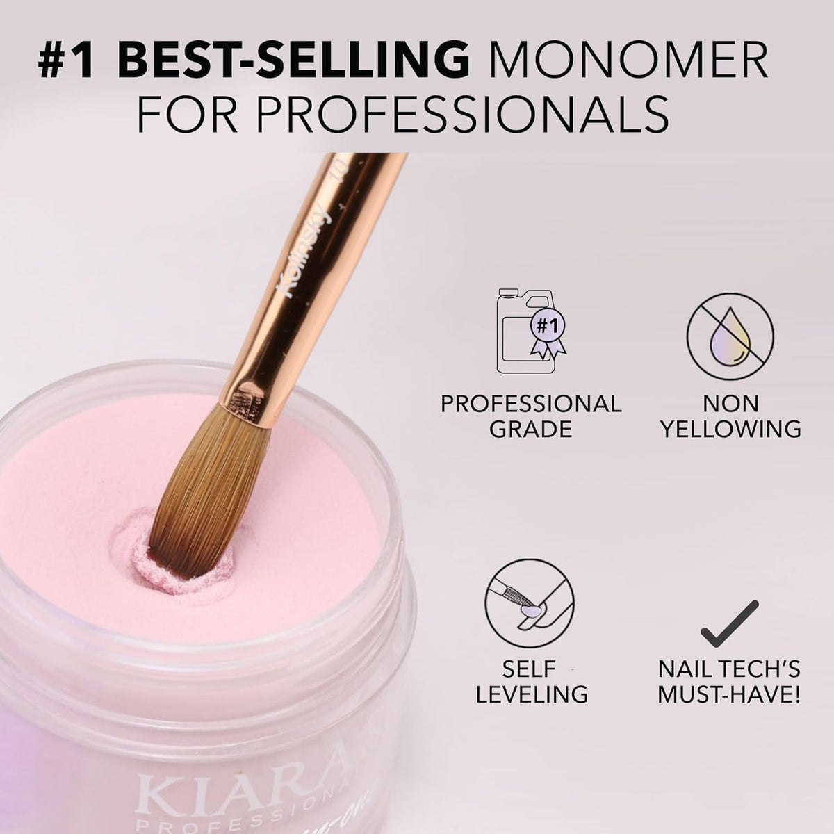 KIARA SKY EMA Liquid Monomer bottle side view