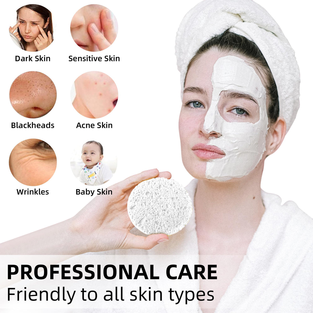 Kickleen Facial Sponge packaging front