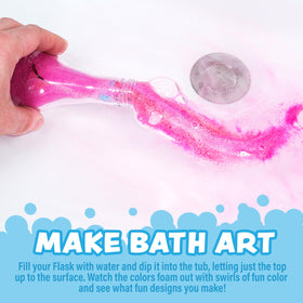 Kids experimenting with Tub Works bath bomb potions