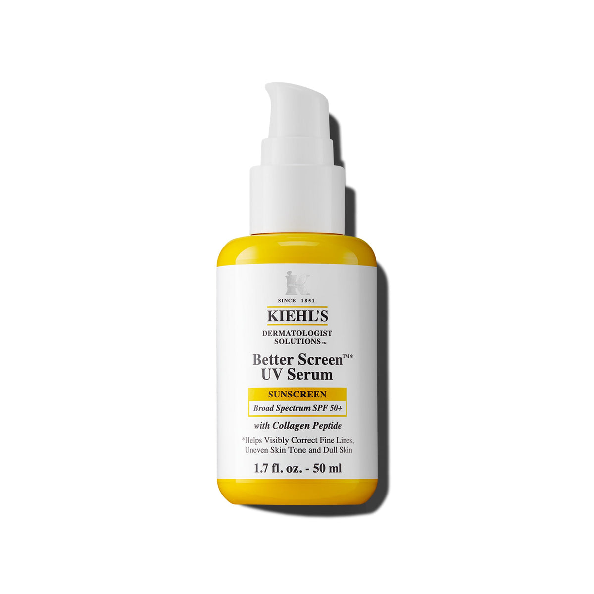 Kiehl's Better Screen UV Serum SPF 50+ front view with packaging