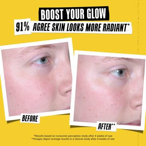 Kiehl's Better Screen UV Serum SPF 50+ on a vanity with makeup