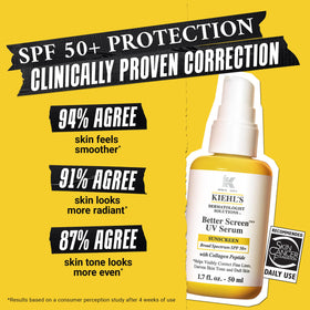 Kiehl's Better Screen UV Serum SPF 50+ side view showing texture