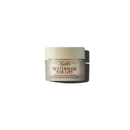 Kiehl's Buttermask For Lips front view with packaging