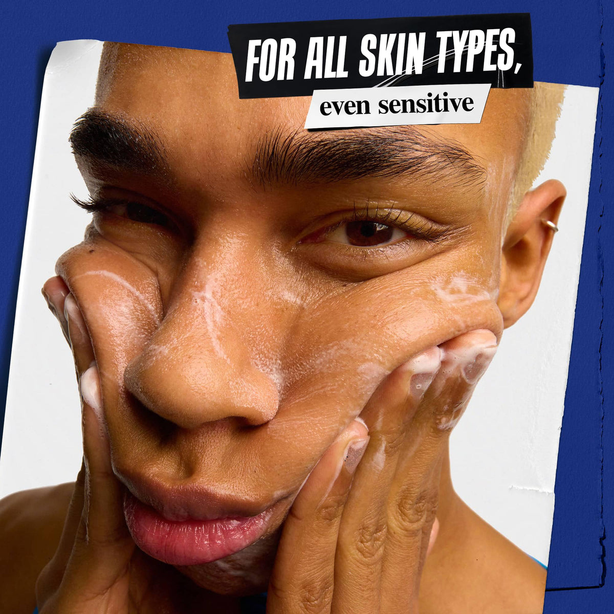 Kiehl's Facial Fuel Men's Energizing Face Wash in bathroom setting