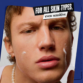 Kiehl's Facial Fuel Men's Energizing Moisturizer application on skin