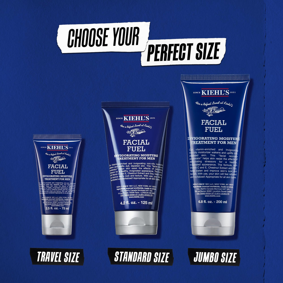 Kiehl's Facial Fuel Men's Energizing Moisturizer back view