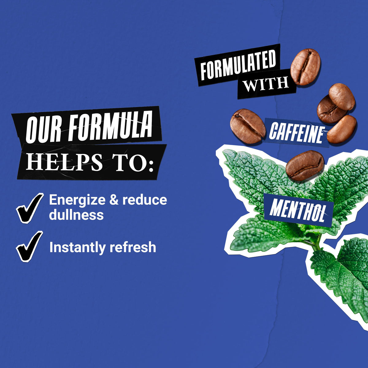 Kiehl's Facial Fuel Men's Energizing Scrub being applied on skin