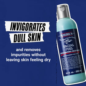 Kiehl's Facial Fuel Men's Face Wash texture on hand