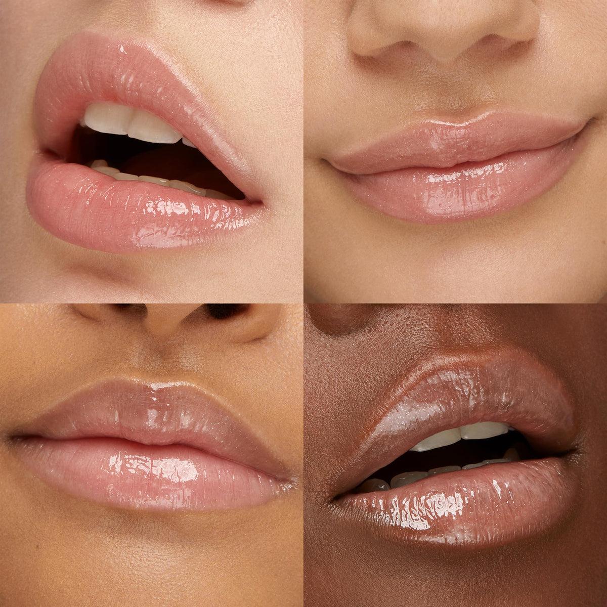Kiko Milano 3D Hydra Lip Gloss 03 Pearly Apricot swatch on skin