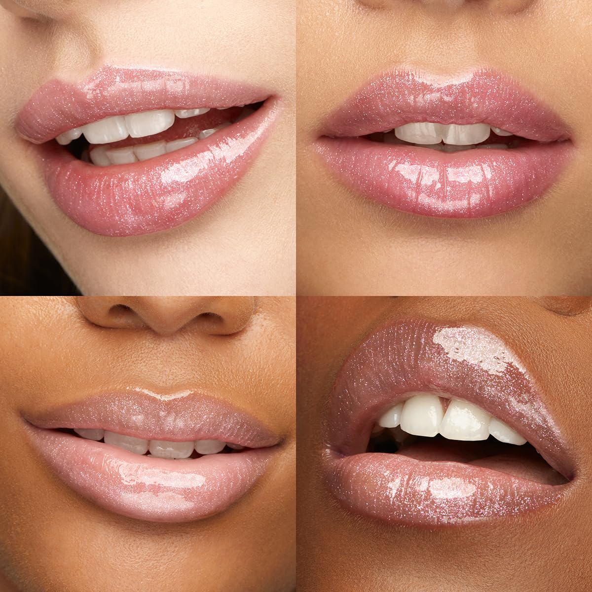 Kiko Milano 3D Hydra Lip Gloss 05 Pearly Pink swatch on skin