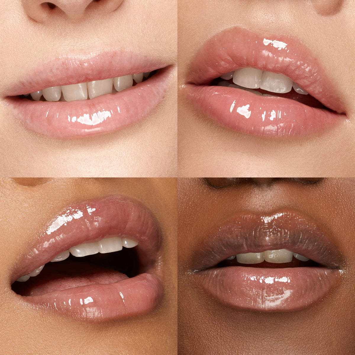 Kiko Milano 3D Hydra Lip Gloss 09 Soft Coral swatch on skin