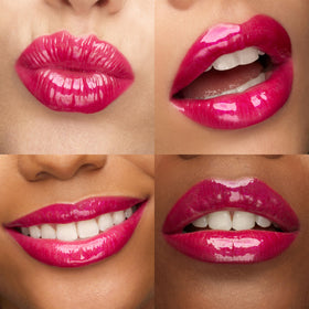 Kiko Milano 3D Hydra Lip Gloss 23 Magenta texture swatch