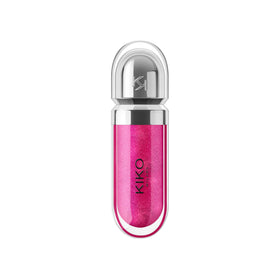 Kiko Milano 3D Hydra Lip Gloss 23 Magenta wand applicator close-up